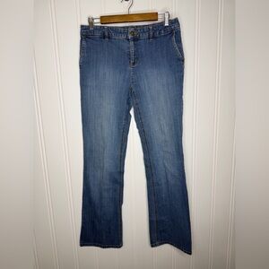 Liz & Co Stretch Bootcut Jeans Womens Size 10 Medium Wash Denim